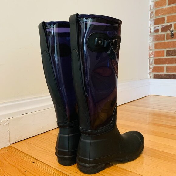 Women HUNTER rain boots size 8 M - Picture 5 of 10